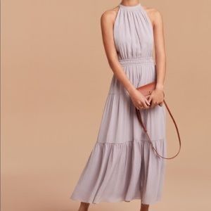 Aritzia maxi halter dress